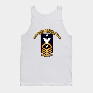 Navy - CMDCS - Blue - Gold with Txt Tank Top